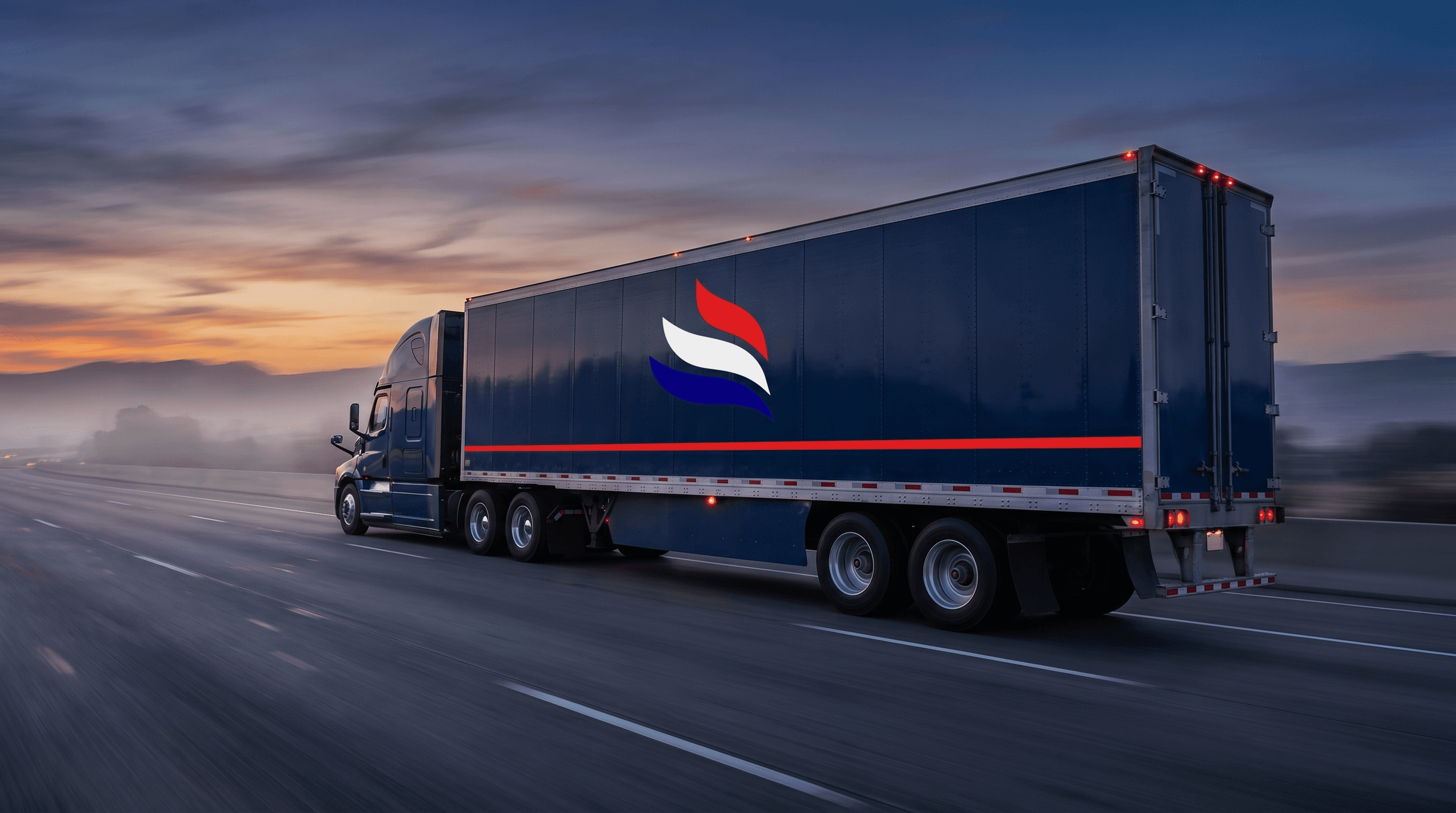Camión en autopista transporte puerta a puerta España Paraguay